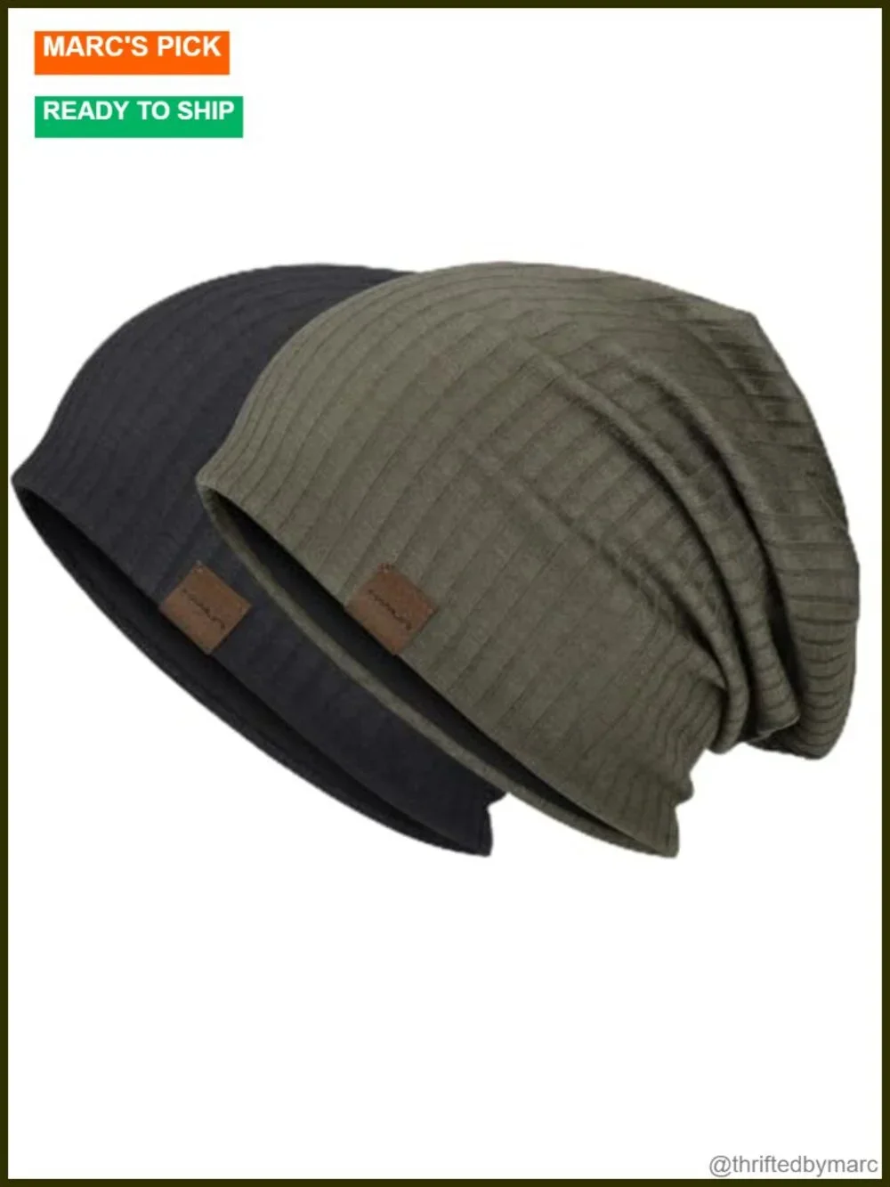 Ultra Soft Double Layer Slouchy Beanie - Lightweight Breathable Multipurpose